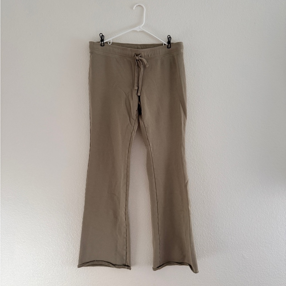 Olive Green Skims Knit Pants